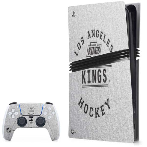 NHL Los Angeles Kings Black Text PS5 Pro Bundle Skin