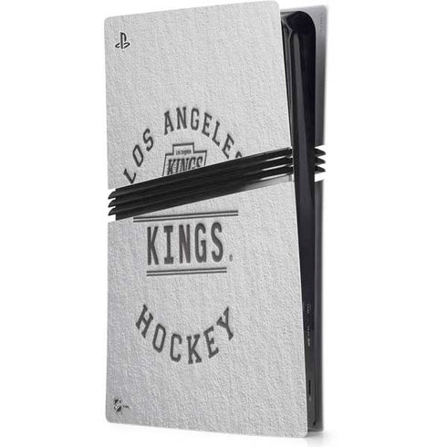 NHL Los Angeles Kings Black Text PS5 Pro Console Skin