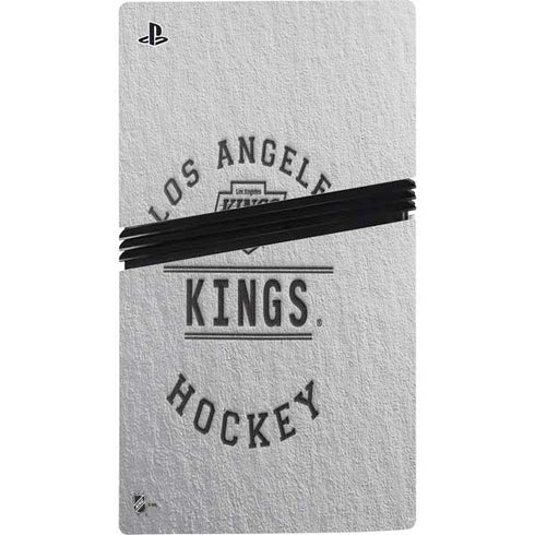 NHL Los Angeles Kings Black Text PS5 Pro Console Skin