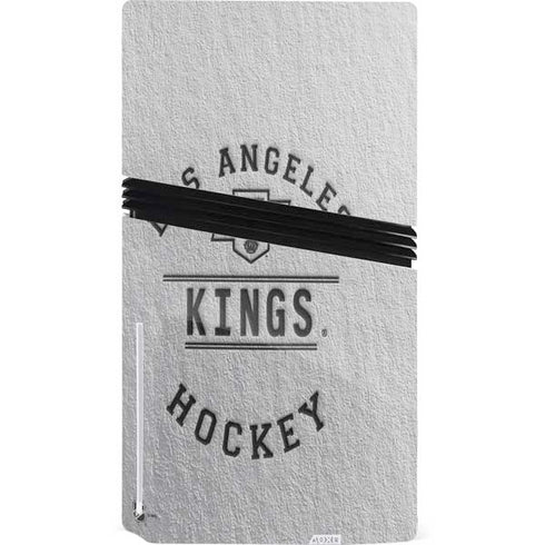 NHL Los Angeles Kings Black Text PS5 Pro Disk Console Skin