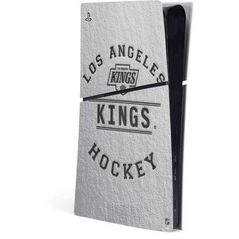 NHL Los Angeles Kings Black Text PS5 Slim Digital Edition Console Skin