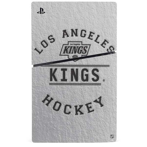 NHL Los Angeles Kings Black Text PS5 Slim Digital Edition Console Skin
