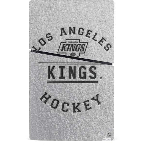 NHL Los Angeles Kings Black Text PS5 Slim Digital Edition Console Skin