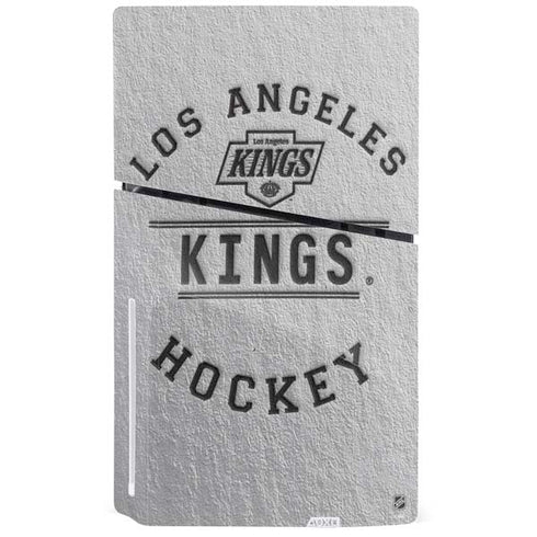 NHL Los Angeles Kings Black Text PS5 Slim Disk Bundle Skin