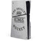 NHL Los Angeles Kings Black Text PS5 Slim Disk Console Skin