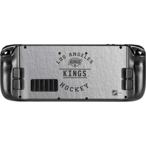NHL Los Angeles Kings Black Text Steam Deck Handheld Gaming Computer OLED Skin