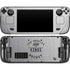 NHL Los Angeles Kings Black Text Steam Deck Handheld Gaming Computer Skin