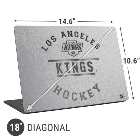 NHL Los Angeles Kings Black Text Universal Laptop 18in (14.6 x 10.6in) Skin