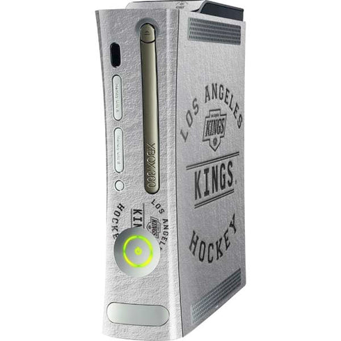 NHL Los Angeles Kings Black Text Xbox 360 (Includes HDD) Skin