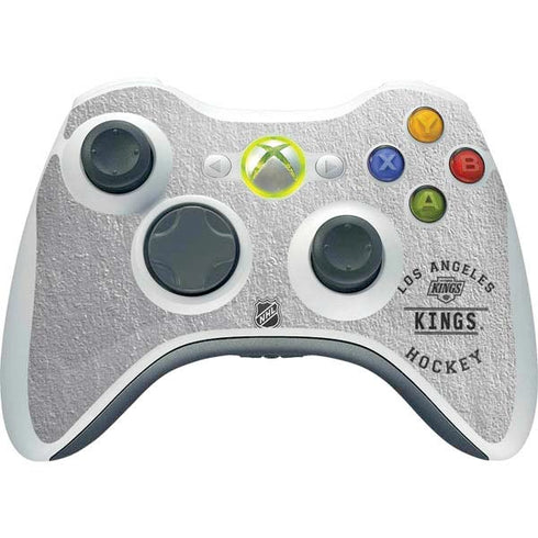NHL Los Angeles Kings Black Text Xbox 360 Wireless Controller Skin
