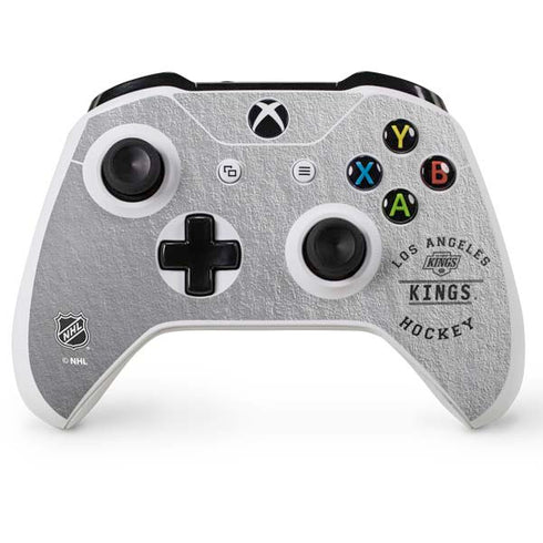 NHL Los Angeles Kings Black Text Xbox One X Controller Skin