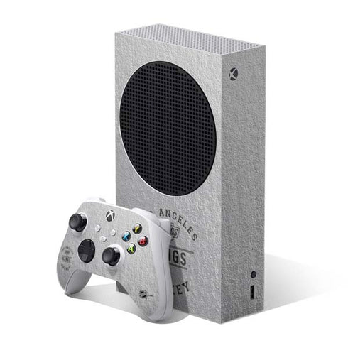 NHL Los Angeles Kings Black Text Xbox Series S Bundle Skin