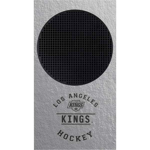 NHL Los Angeles Kings Black Text Xbox Series S Console Skin