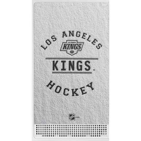 NHL Los Angeles Kings Black Text Xbox Series S Console Skin