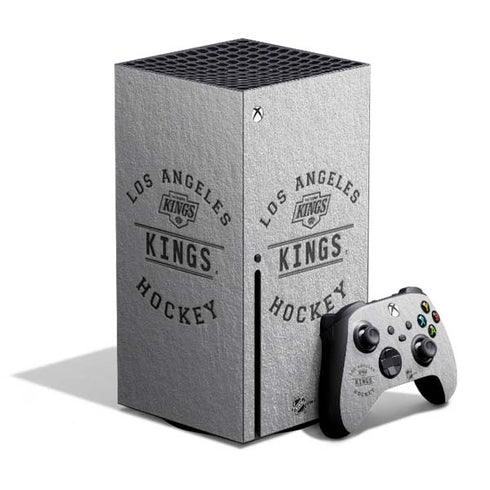 NHL Los Angeles Kings Black Text Xbox Series X Bundle Skin