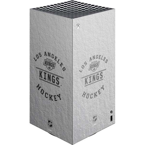 NHL Los Angeles Kings Black Text XBox Series X Digital Edition Console Skin