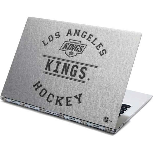 NHL Los Angeles Kings Black Text Yoga 910 2-in-1 14in Touch-Screen Skin