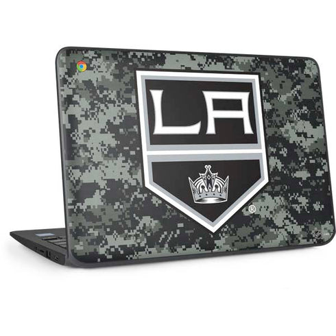 NHL Los Angeles Kings Camo HP Chromebook Skin