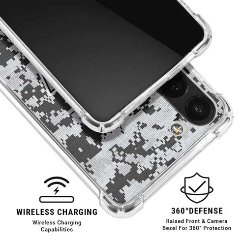 NHL Los Angeles Kings Camo Galaxy A13 5G Clear Case