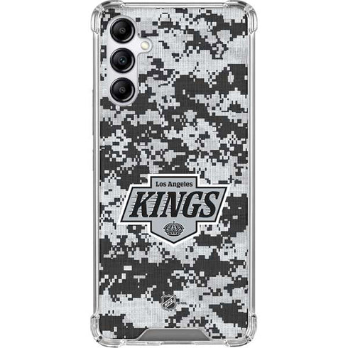 NHL Los Angeles Kings Camo Galaxy A15 5G Clear Case