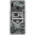 NHL Los Angeles Kings Camo Galaxy A30 Clear Case
