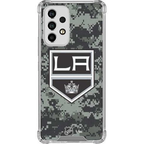 NHL Los Angeles Kings Camo Galaxy A33 5G Clear Case