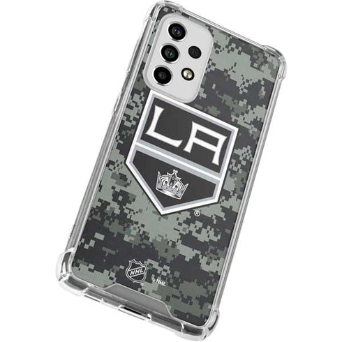 NHL Los Angeles Kings Camo Galaxy A33 5G Clear Case