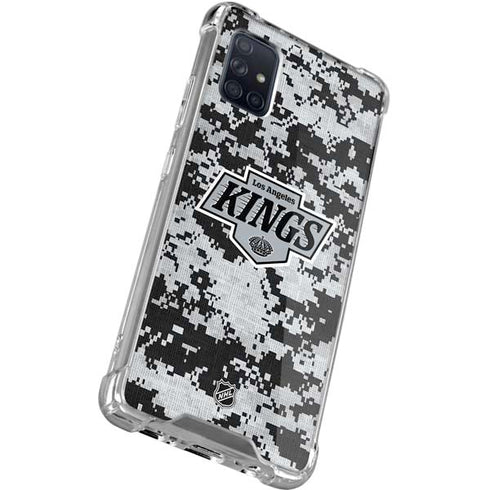 NHL Los Angeles Kings Camo Galaxy A51 5G Clear Case