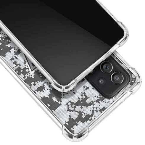 NHL Los Angeles Kings Camo Galaxy A52 5G Clear Case