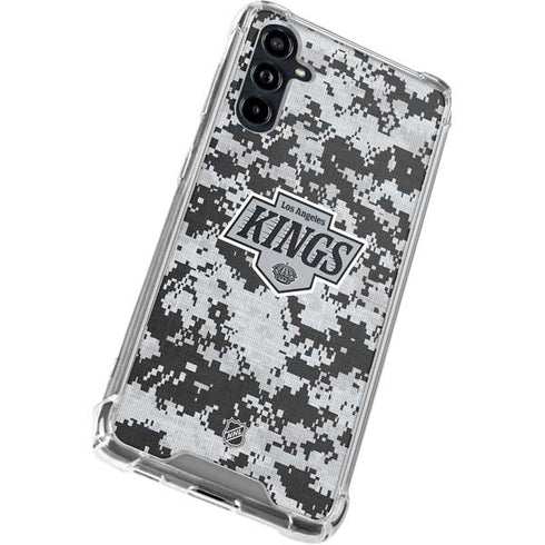 NHL Los Angeles Kings Camo Galaxy A54 5G Clear Case