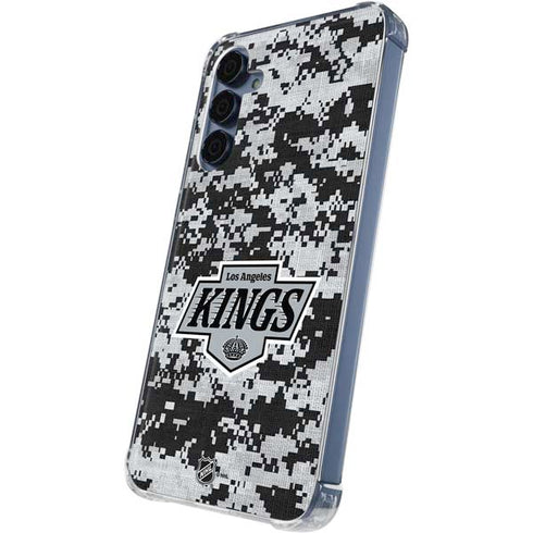 NHL Los Angeles Kings Camo Galaxy A55 5G Clear Case