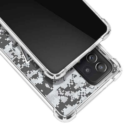 NHL Los Angeles Kings Camo Galaxy A72 5G Clear Case