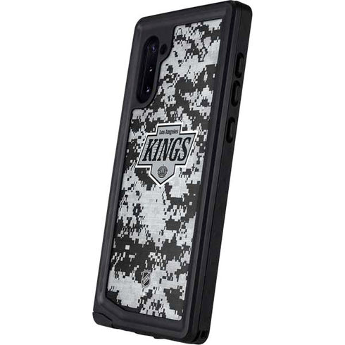 NHL Los Angeles Kings Camo Galaxy Note 10 Waterproof Case