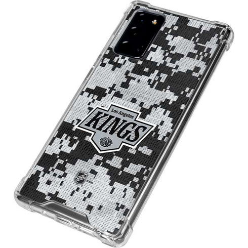 NHL Los Angeles Kings Camo Galaxy Note20 5G Clear Case