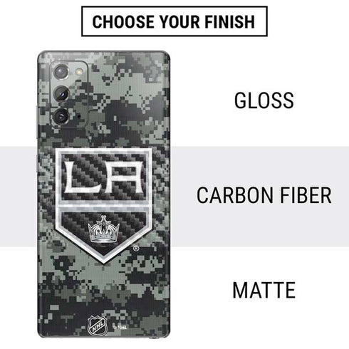 NHL Los Angeles Kings Camo Galaxy Note20 5G Skin