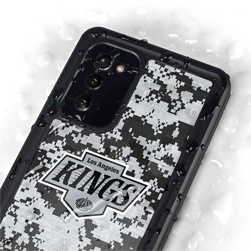 NHL Los Angeles Kings Camo Galaxy Note20 5G Waterproof Case
