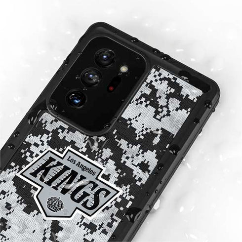 NHL Los Angeles Kings Camo Galaxy Note20 Ultra 5G Waterproof Case