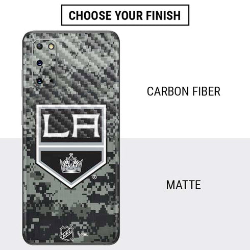 NHL Los Angeles Kings Camo Galaxy S20 Skin