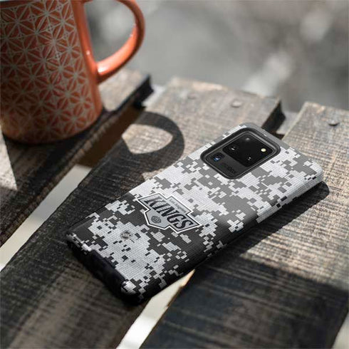 NHL Los Angeles Kings Camo Galaxy S20 Ultra 5G Pro Case