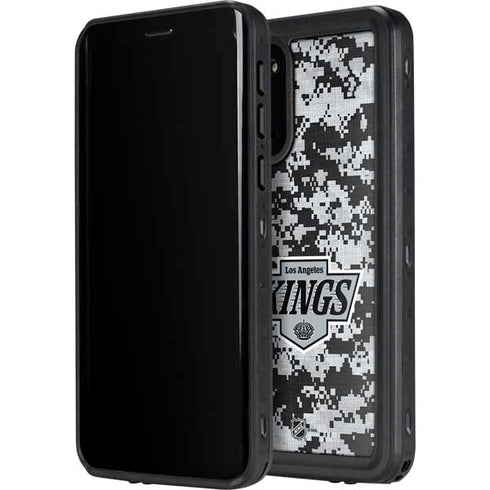 NHL Los Angeles Kings Camo Galaxy S20 Waterproof Case