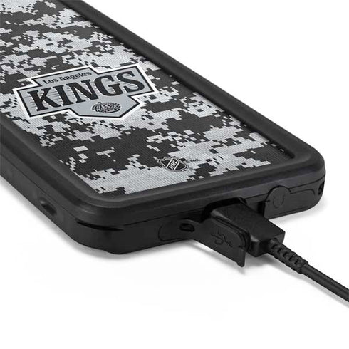 NHL Los Angeles Kings Camo Galaxy S20 Waterproof Case