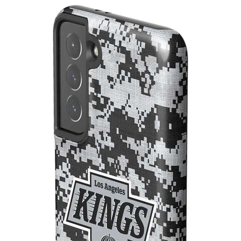 NHL Los Angeles Kings Camo Galaxy S21 5G Pro Case