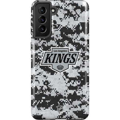 NHL Los Angeles Kings Camo Galaxy S21 FE Pro Case