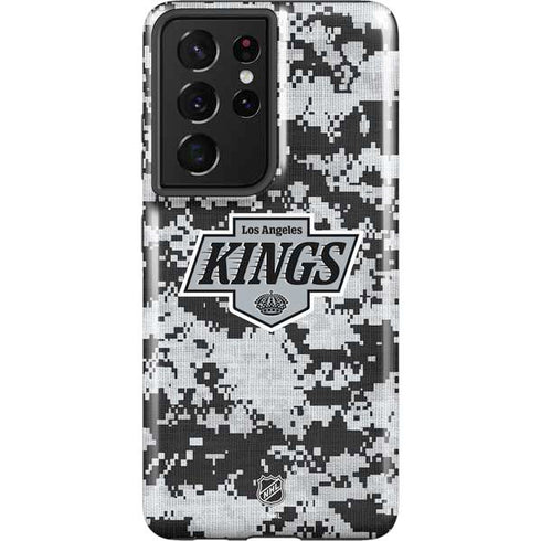 NHL Los Angeles Kings Camo Galaxy S21 Ultra 5G Pro Case