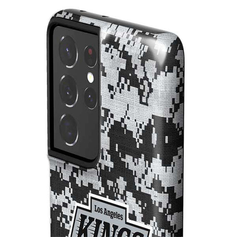 NHL Los Angeles Kings Camo Galaxy S21 Ultra 5G Pro Case