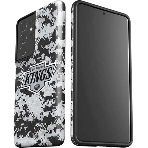 NHL Los Angeles Kings Camo Galaxy S21 Ultra 5G Pro Case