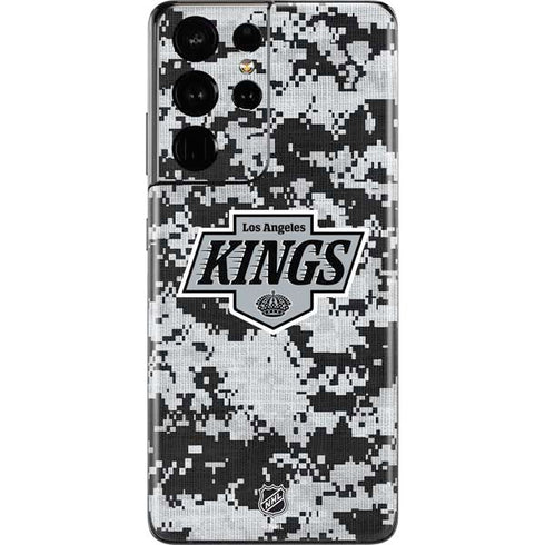 NHL Los Angeles Kings Camo Galaxy S21 Ultra 5G Skin