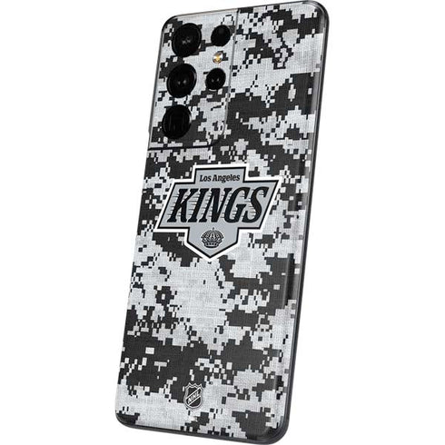 NHL Los Angeles Kings Camo Galaxy S21 Ultra 5G Skin