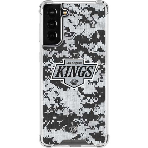 NHL Los Angeles Kings Camo Galaxy S22 Plus Clear Case