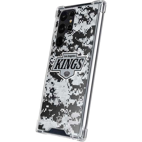 NHL Los Angeles Kings Camo Galaxy S23 Ultra Clear Case